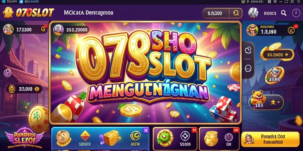 Gameplay seru di 070SLOT dengan berbagai tema slot.