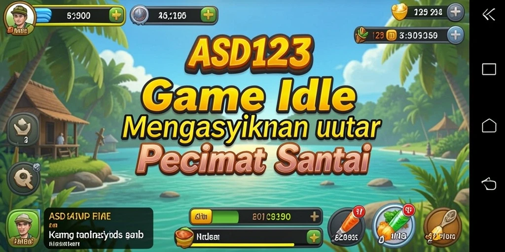 Tampilan menarik gameplay ASD123 dengan desain karakter yang unik.