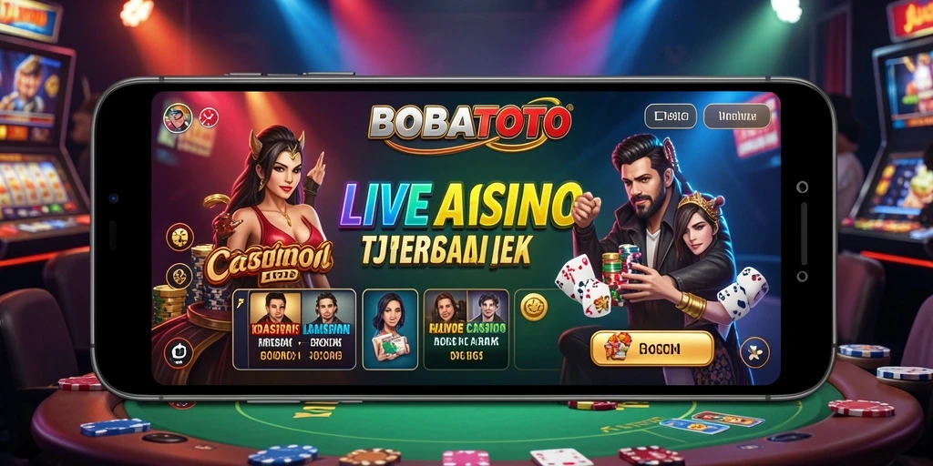 Tampilan menarik dari gameplay BOBATOTO dengan dealer langsung.