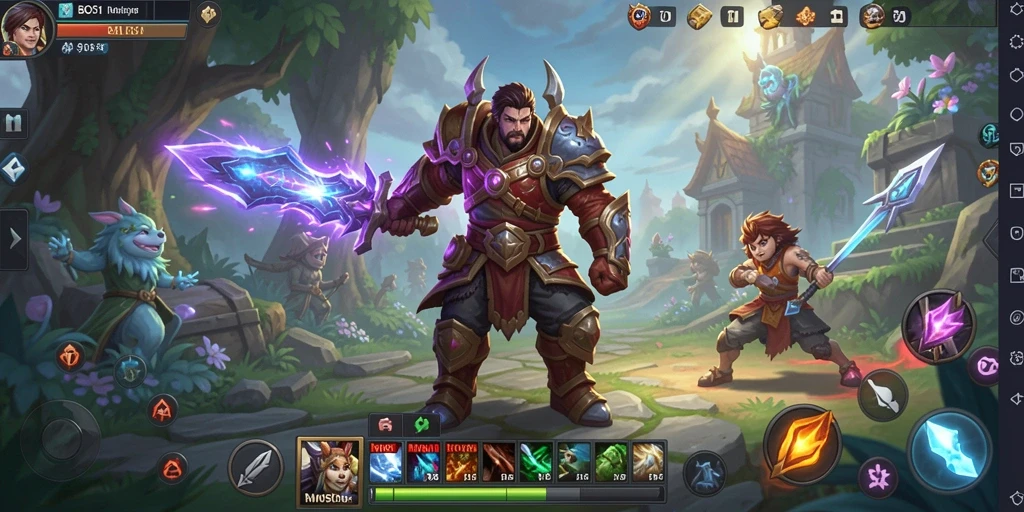 Screenshot gameplay <strong>BOS01</strong> menampilkan aksi seru dan dunia yang luas.