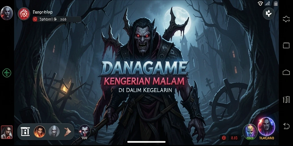 Tampilkan gameplay menyeramkan dan suasana mencekam di DANAGAME.