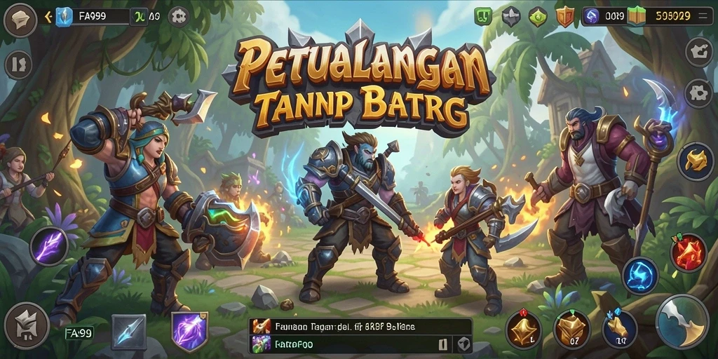 Tampilan menarik dari gameplay aksi ARPG yang mendebarkan.