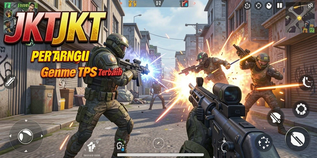 Tampilan gameplay seru dari JKTJKT dengan aksi mendebarkan.