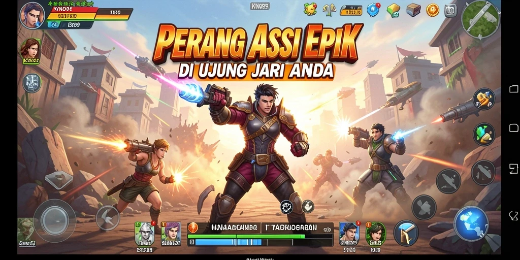 Tampilan gameplay seru dalam KNO89 dengan aksi mendebarkan.