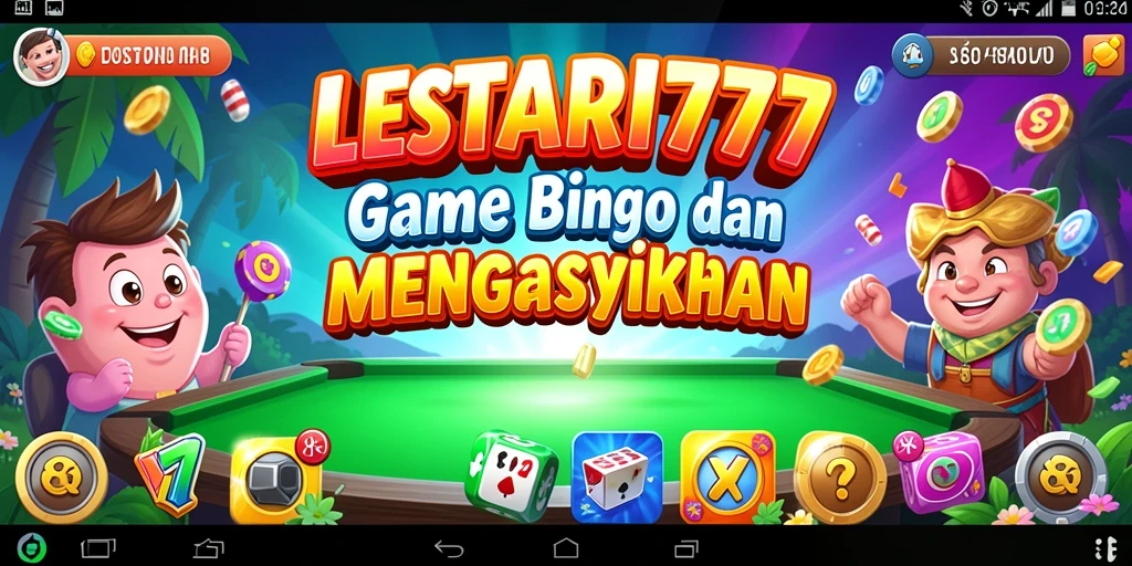 Tampilan gameplay seru dalam permainan Bingo LESTARI777.