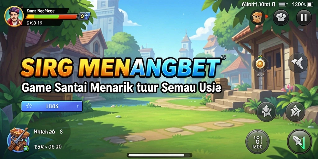 Tampilan utama gameplay MENANGBET yang menarik dan penuh warna.