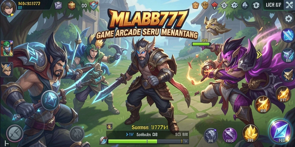 Tampilan utama gameplay seru dan menantang di MLBB777.