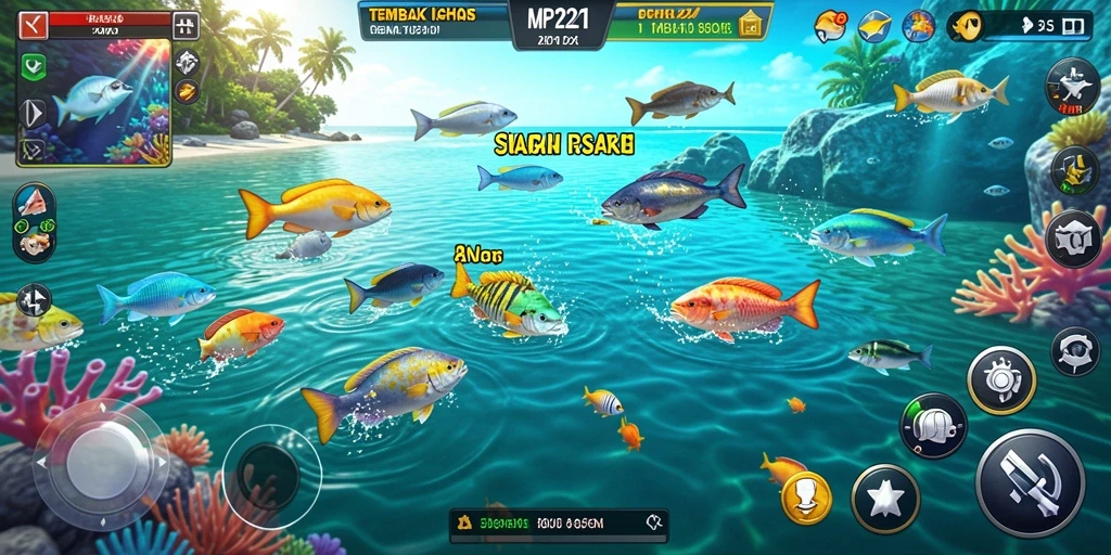 Gameplay seru menembak ikan di MPO1221.