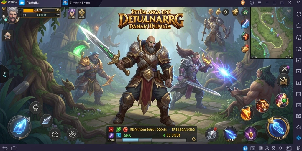 Tampilan seru gameplay RPG di PP88 dengan karakter yang menakjubkan.