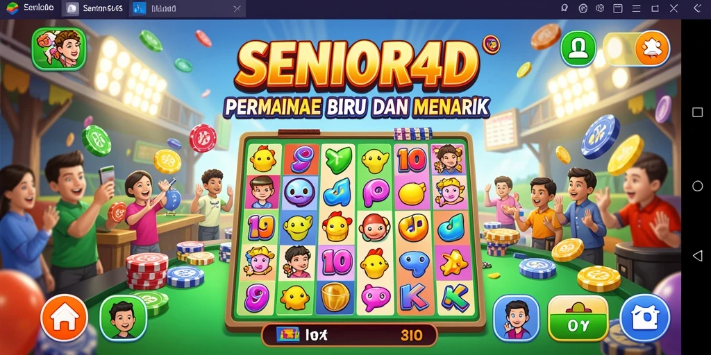 Tampilan gameplay Bingo yang menarik dari SENIOR4D.