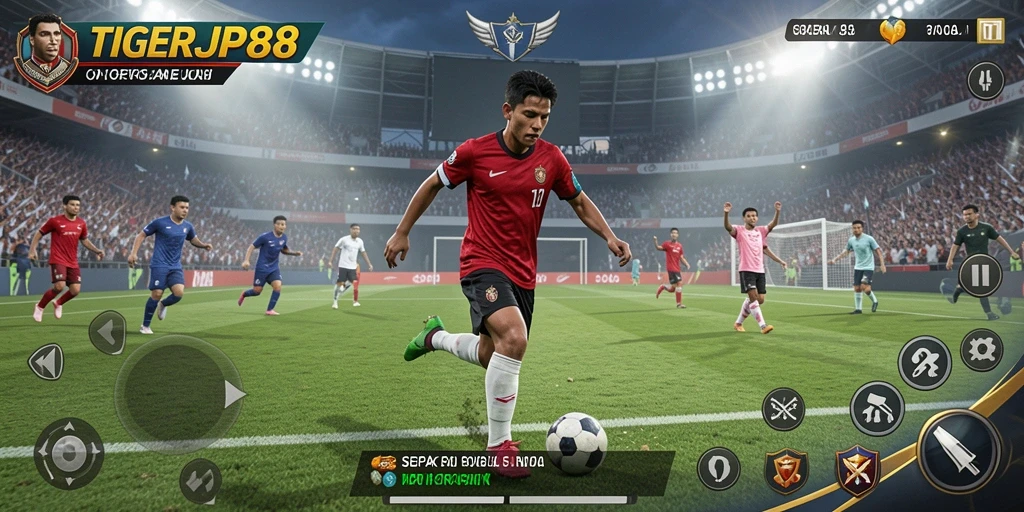 Gameplay sepak bola yang mendebarkan dan grafis berkualitas tinggi.